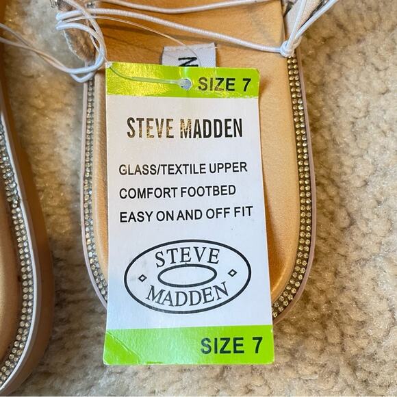 Steve Madden Women's Spice Bling Square Open Toe Slide-On Sandal NWT Size 7‎ - Picture 7 of 12